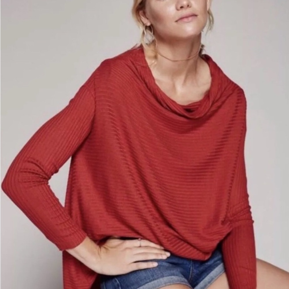 We The Free | Lover Rib Split Back  Sweater | Sz XS